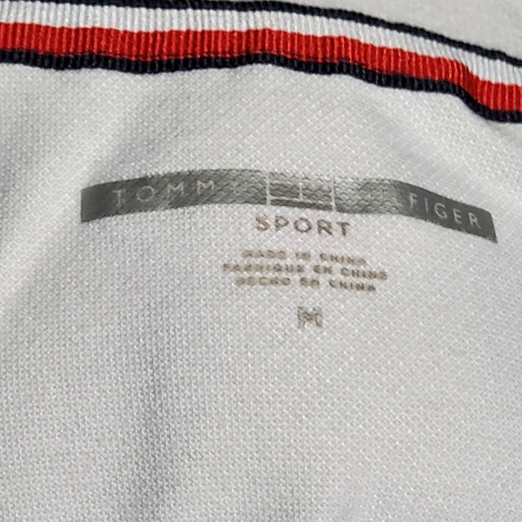 Tommy Hilfiger Crop Top Womens Top Size M Sport Colorblock Polo Zipper Cropped - Picture 5 of 6
